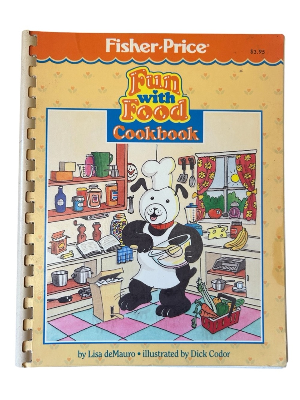 Fisher-Price Fun With Food Spiral Cookbook for children by Lisa deMauro